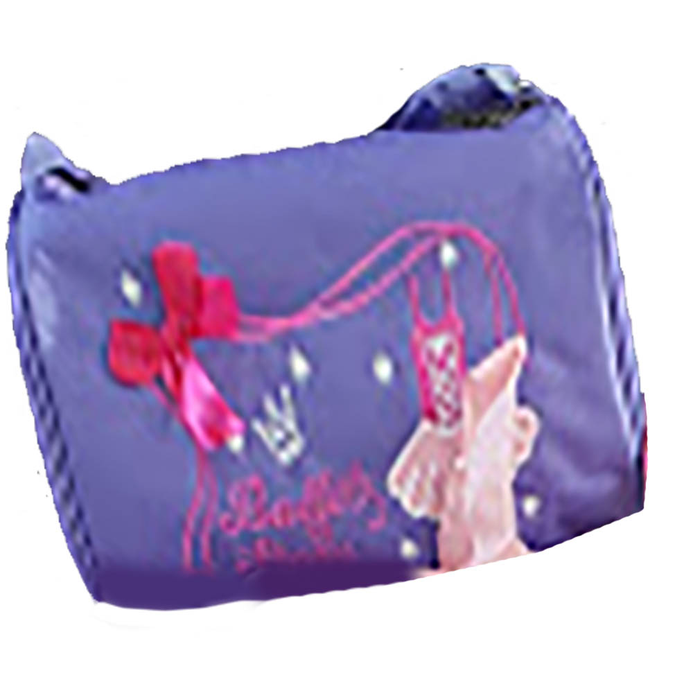 Purple Dance Duffel with Pink Bow