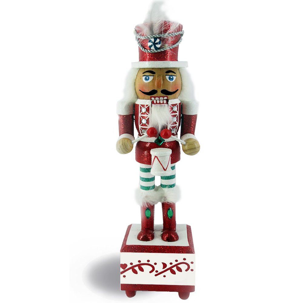 Candy Cane Nutcracker Suite March Music Red and Green 12 inch