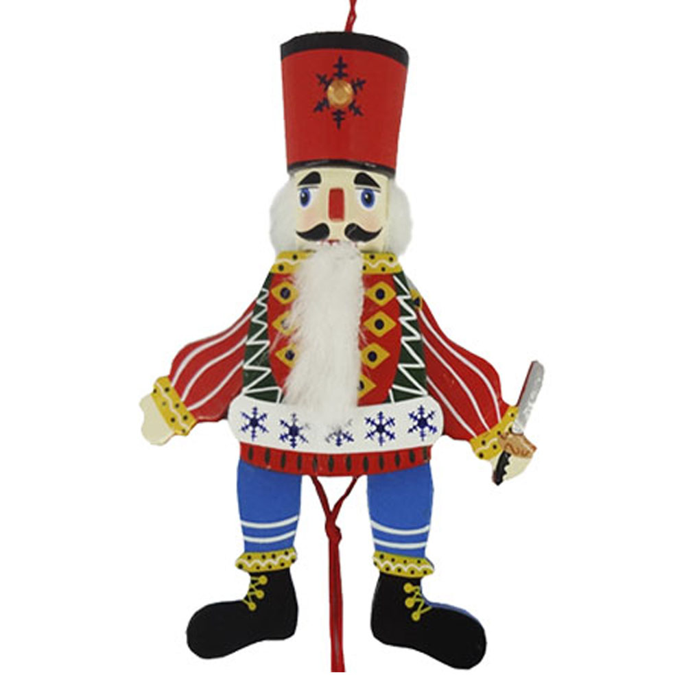 Russian Land of Sweets Pull Puppet Ornament 6 inch