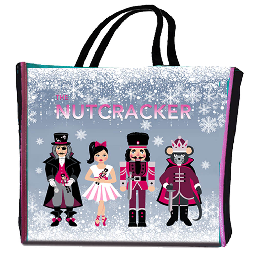 Nutcracker Characters and Dance Reusable Shopping Ballet Bag