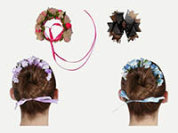 we-hairbow-pinkblackdots