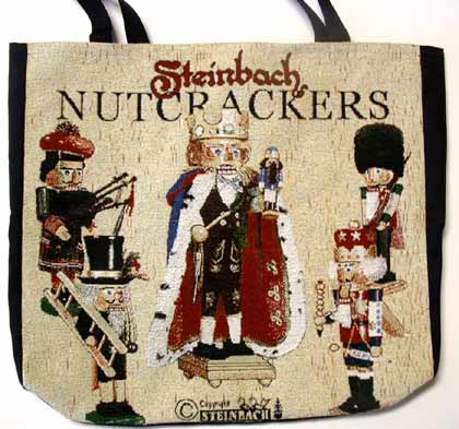Steinbach Tote Vintage Nutcracker Character Ballet Bag