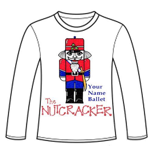 APP-25: Toy Soldier Nutcracker Multicolor Design on Long Sleeve Shirts