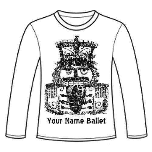 APP-35-LST- Wordy Nutcracker Design - Long Sleeve Shirts