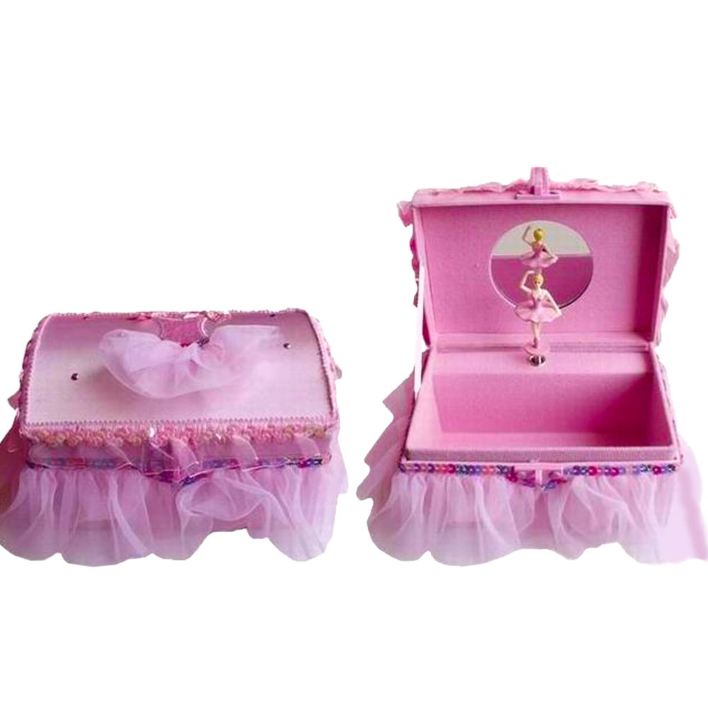 Pink Tutu Ballet Dress Music Box
