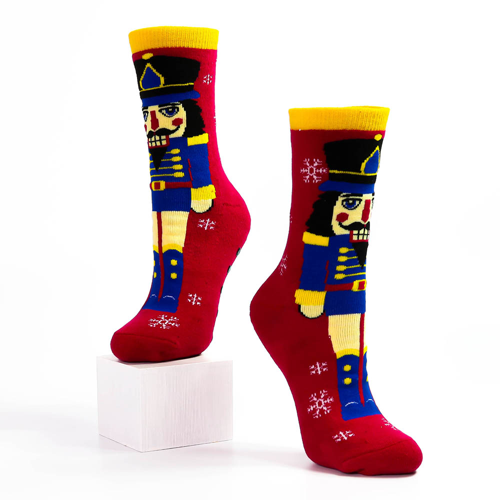 Nutcracker Red Blue and Gold Heavy Weight Socks