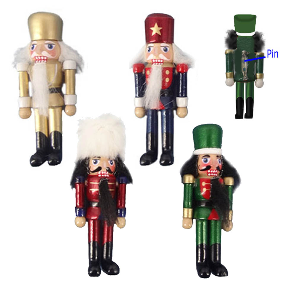 Wisconsin Badgers 3 Piece Nutcracker Ornament Set (#45316 / 4 pack