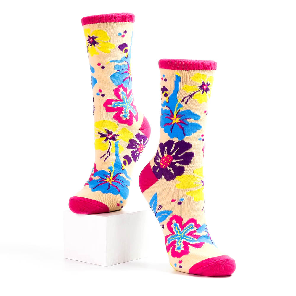 Multicolor Flower Sock with dancers