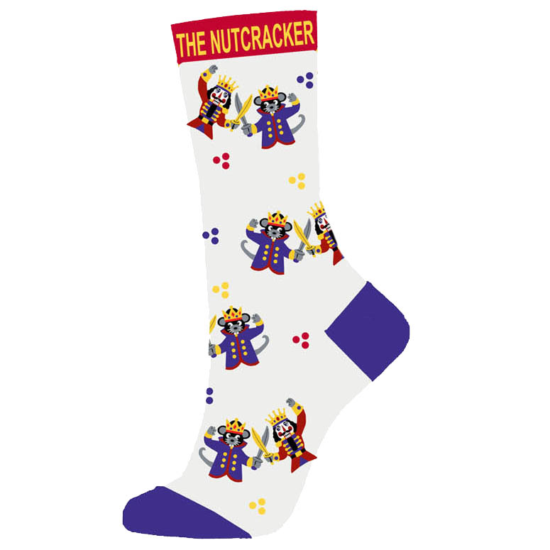 Nutcracker and Mouse King Fight Scene Light Weight Sock