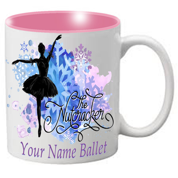 MG108: Nutcracker Ballet Mug - Ballerina Silhouette