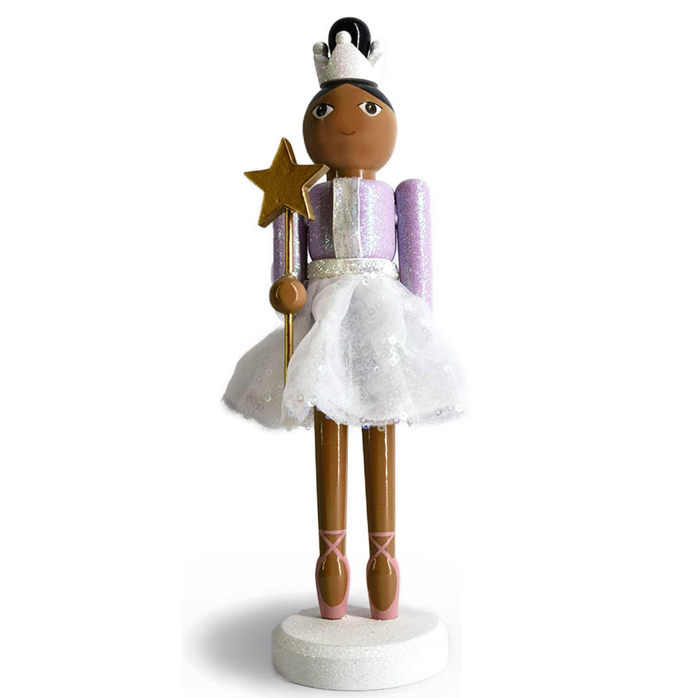 Ballerina Female Nutcracker African American 10 inch