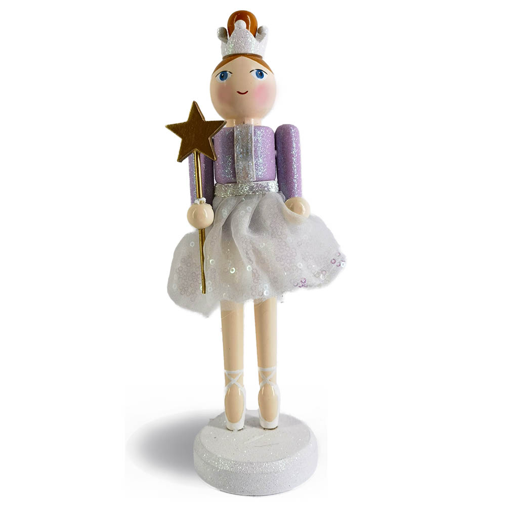 Angel Ballerina Female Nutcracker 10 inch