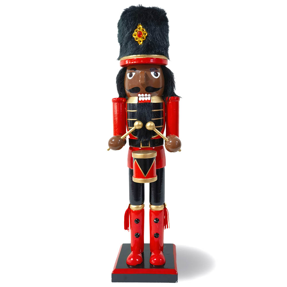 Marching Band Nutcracker African American 15 inch