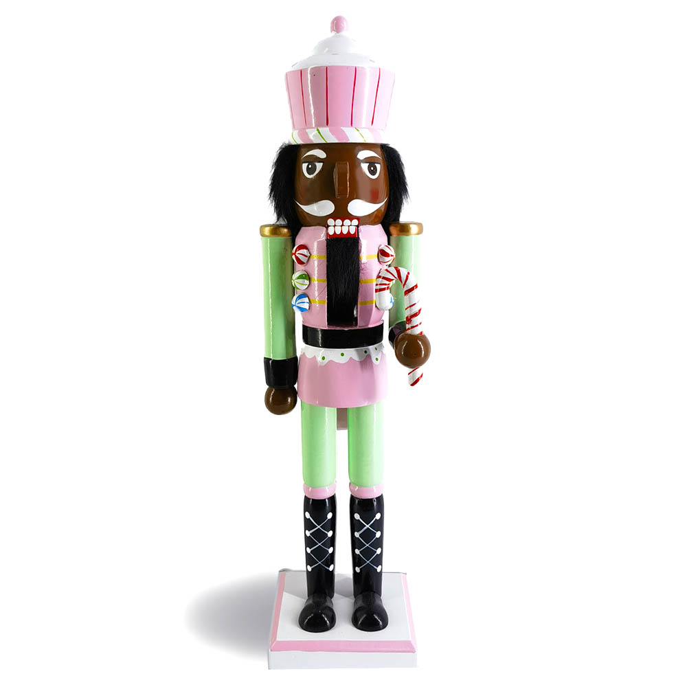 Candy Pink Sweets Nutcracker African American 15 inch