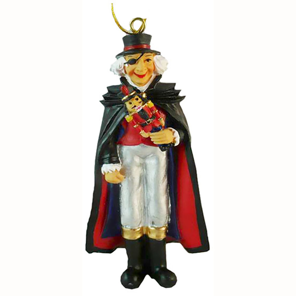 Uncle Drosselmeyer Ornament with Nutcracker