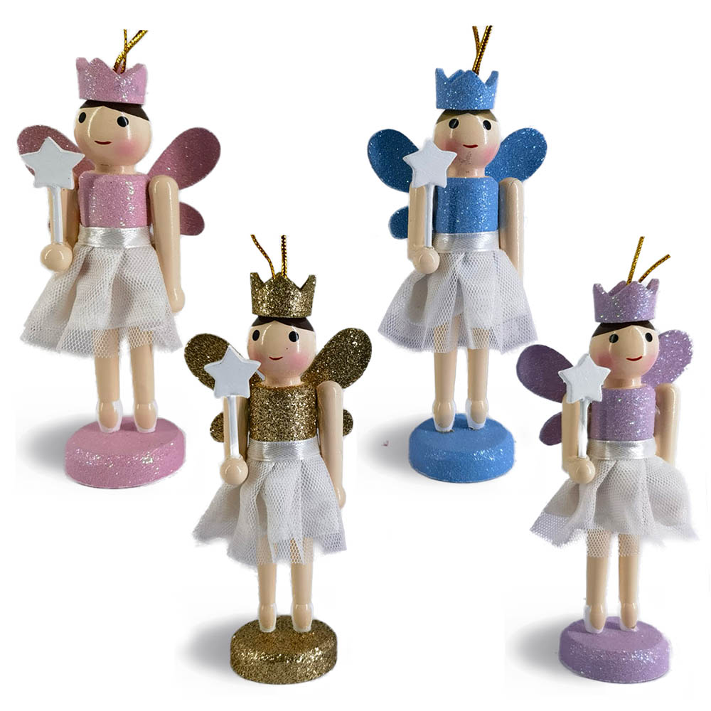 Angel Fairy Ornaments Set of 4 6 inch