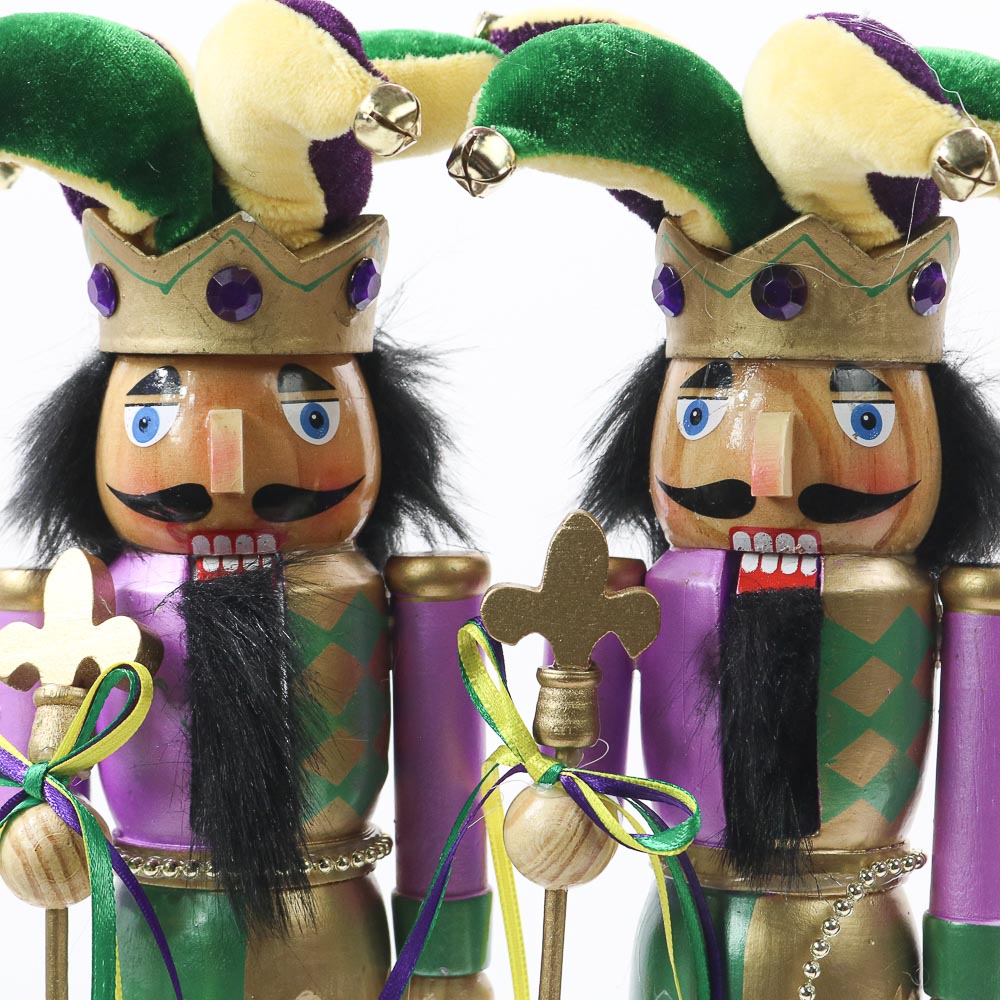 SECONDS Case Qty Mardi Gras Jester Nutcracker 12 inch 