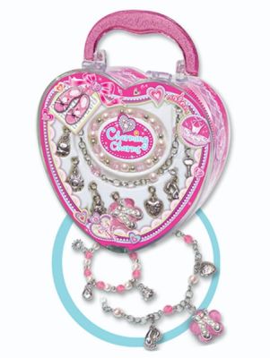 Charm Bracelet and Necklace Set