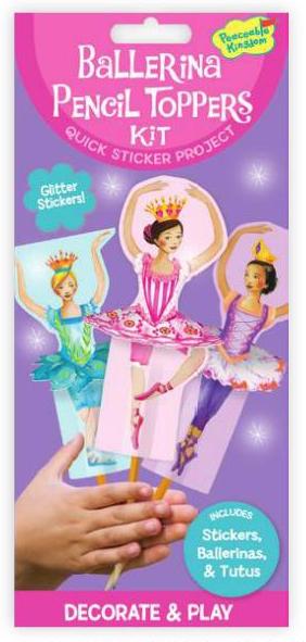 Ballerina Dancer Pencil Toppers Kit