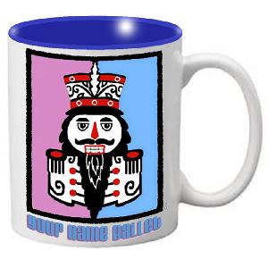 MG103: Nutcracker Ballet Mug - Purple Blue Nutcracker