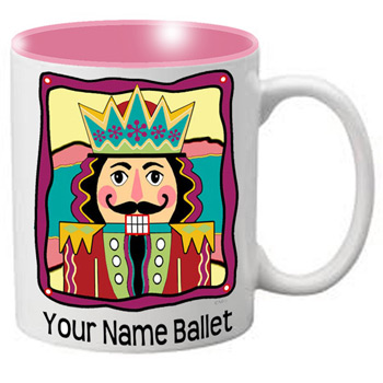 MG111: Nutcracker Ballet Mug - Colorful fun Nutcracker