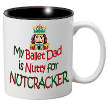 Nutcracker Ballet Mug - DadNutty - Father's Day Mug with Nutcracker
