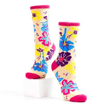 Multicolor Flower Sock with dancers
