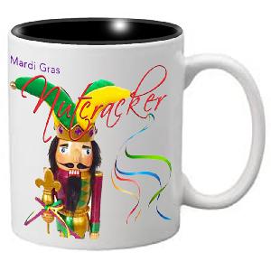 Nutcracker Ballet Mug - Mardigras5 - Fun Jester Nutcracker with words