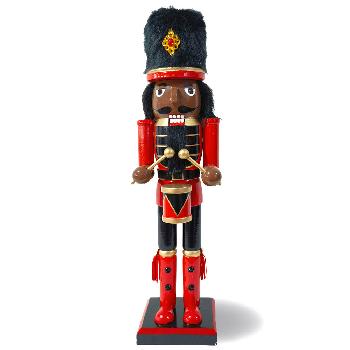 Marching Band Nutcracker African American 15 inch