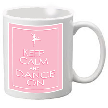 Nutcracker Ballet Mug  KCREC01  Keep Calm Pink Rectangle  
