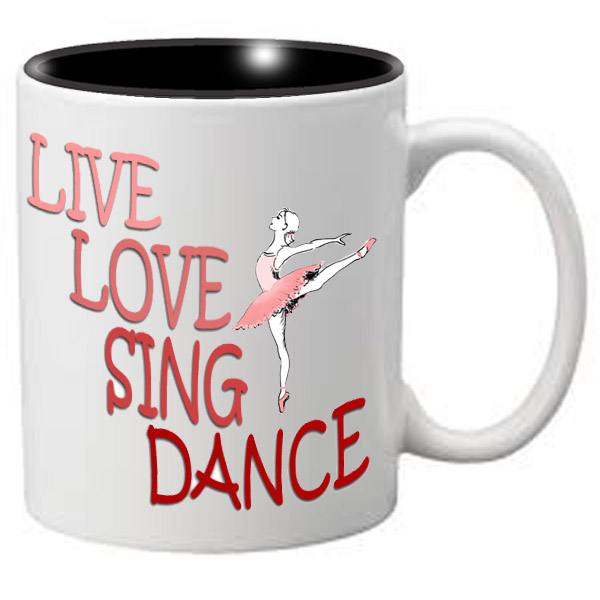 Nutcracker Ballet Mug MGDANC01 Live Love Sing Dance  