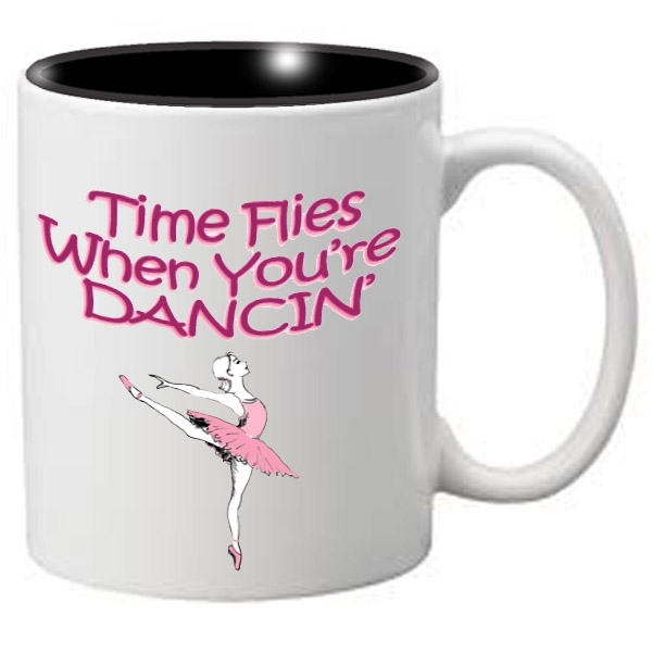 Nutcracker Ballet Mug  MGDANC05 Time Flies When You're Dancing  